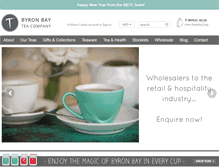 Tablet Screenshot of byronbayteacompany.com.au